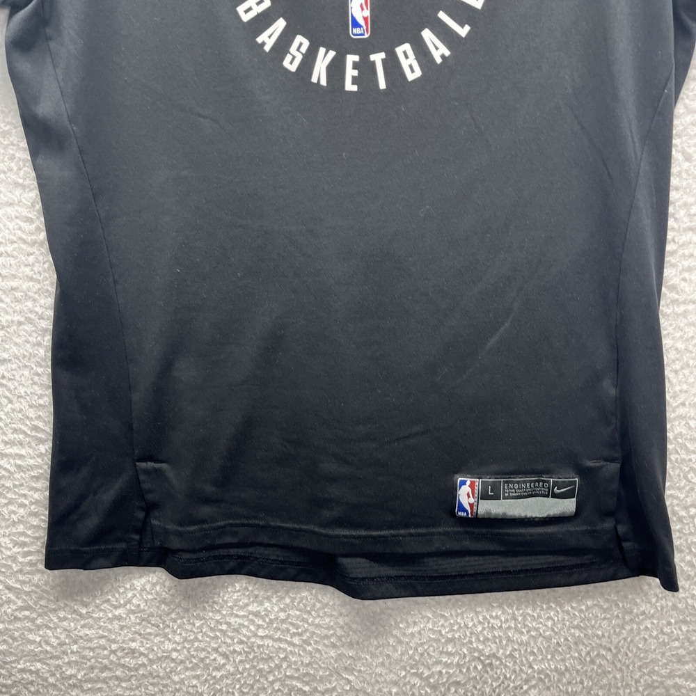 Nike Shirt Womens Large Black Portland Basketball NBA Engineered Dri Fit Sports - Picture 2 of 16